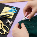 5 Pcs Mini Scissors with Cover, Portable Travel Scissors, Tiny Sewing Scissor, Multifunctional Micro Snips for Sewing, Crafts, and Yarn
