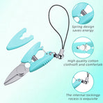 5 Pcs Mini Scissors with Cover, Portable Travel Scissors, Tiny Sewing Scissor, Multifunctional Micro Snips for Sewing, Crafts, and Yarn