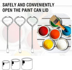 6 PCS Bottle Opener,Stainless Steel Paint Can Openers Metal Paint Can Openers for Oil Barrels,Paint Barrels,Beer