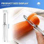 Stainless Steel Peelers,Multi-function Vegetable Peelers for Veggie, Potato, Carrot, Fruit, Apple