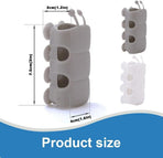 4 Pcs Silicone Shower Head Holder, Universal Relocatable Shower Head Suction Cup Holder, Wall Mount Adjustable Shower Holder for Bathroom Non Drilling