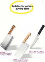13" Professional Knife Sharpening Steel Rod - High Carbon Magnetic Honing Rod for Kitchen Chef Knives, Ergonomic Non-Slip Grip with Durable Serrations & Hanging Hole - Multi-Purpose for Home (13IN)