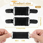 2Pcs Dress Clips Back Cinch, Elastic Waist Cincher Clip for Tightening Clothes, Collar Clips for Shawls, Cardigan