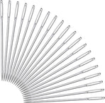 Large-Eye Stitching Needles for Leather Projects with Clear Bottle, 20 Pack