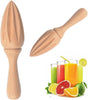 Wooden Citrus Reamer,Handheld Hand Citrus Lemon Juicer,Portable Fruit Squeezer,Kitchen Juicing Tool,Manual Orange Lemon Juice Reamer for Daily Home Bar Cafe Restaurant Use