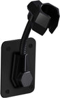 Shower Head Holder Strong Adhesive 360 Degree Rotatable Adjustable Handheld Shower Wand Holder Wall Mount Bracket for Bathroom (Black)