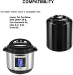 Steam Release Valve Handle for Instant Pot Duo Nova, DUO CRISP AF 8, Duo Gourmet 6 Qt, Ultra 3, 6, 8 Qt, Viva 6 Qt/Pressure Cooker Replacement Accessories