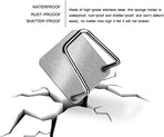 Sponge Holders for Kitchen Sink Adhesive Sponge Holder Sink Caddy 304 Stainless Steel Rust Proof Waterproof, Quick Drying