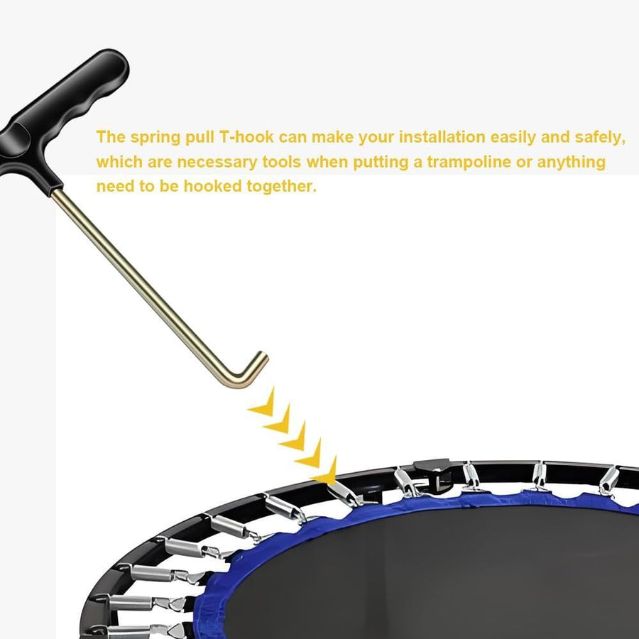 Trampoline Spring Pull Tool Kit Trampoline T-Hook Puller Spring Pull T-Shape Hook Trampoline Accessories