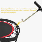 Trampoline Spring Pull Tool Kit Trampoline T-Hook Puller Spring Pull T-Shape Hook Trampoline Accessories