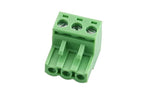 10 Pcs Green 5.08mm Pitch 3P Pluggable Teminal Blocks Connector Socket Adapters