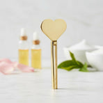 2pcs Metal Tube Squeezer Key,Stainless Steel Toothpaste Roller，Creams Tube Wringer,Efficient Toothpaste Saver,Toothpaste Roller Tube Key for Paint, Cosmetics and Hair Dye (Gold)
