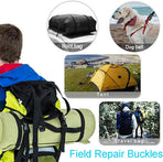 6 Pack 1" Buckle Quick Side Release Buckles Dual Adjustable No Sewing Clips Plastic Buckle Replacement for Nylon Webbing Straps Backpack Belt Dog Collars(Inner Diameter 1 Inch)