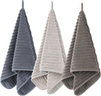 Luxury 3-Piece Quick-Dry Small Bath Towel Set – Ultra Soft Microfiber Hand Towels for Bathroom, Bar, Pool,