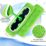 Reusable Microfiber Pads for Swiffer XL Mop - 2 Pack XL Dry Sweeping Cloths & Wet Pads Refills - X-Large Heavy Duty Mopping Cloths for Floor Mopping and Sweeping (Mop is Not Included)