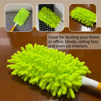 Reusable Duster Refill Compatible with Swiffer Hand Duster - Microfiber Ceiling Fan Duster for Swiffer Dusters Extended Handle - 360 Heavy Duty Dusters Refills, 4 Pack(Handle is Not Included)