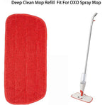 Mop Replacement Pads Compatible with OXO Good Grips Spray Mop - Reusable Microfiber Pad Refill for Floor Cleaning, 4 Pack (Mop is Not Included)