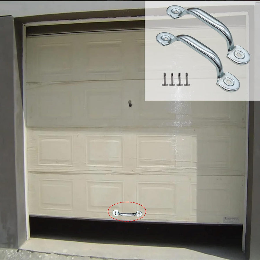 Xadnitu Garage Door Bottom Lift Handle for Most Gate Handles Replacement, Heavy Duty Door Pull Handle for Garage Outdoor Closet (2 Pack)