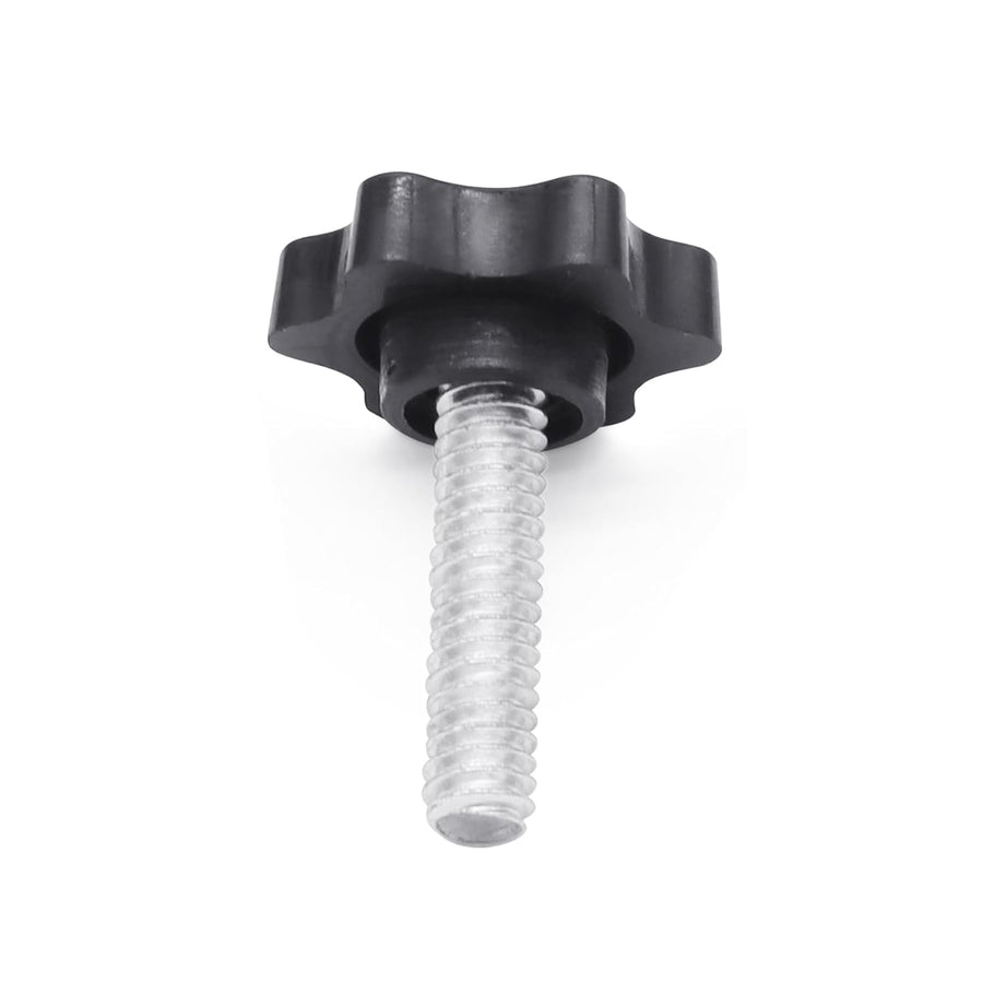 Xadnitu 10 Pieces 1/4''-20-1'' Thread Knob Plastic Star Shaped Nut Clamping Male Handle Tightening Screw Knobs for Replacing Umbrella Base
