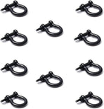 CooBigo Metal Silver Bow Shackle for Emergency Survival Paracord Bracelet Parachute