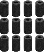 12-Pack Pre-Filter Sponge for Aquarium Shrimp Fry Fish Tank Filter 0.8 Inch Intake, Replacement Foam Cover