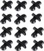 12 Pack Aquarium Divider, Suction Cup Divider Black, Plastic Sheet Isolation Holder for Fish Tank