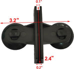 12 Pack Aquarium Divider, Suction Cup Divider Black, Plastic Sheet Isolation Holder for Fish Tank