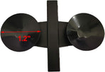 12 Pack Aquarium Divider, Suction Cup Divider Black, Plastic Sheet Isolation Holder for Fish Tank