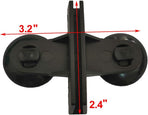 12 Pack Aquarium Divider, Suction Cup Divider Black, Plastic Sheet Isolation Holder for Fish Tank
