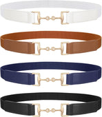 Belts for Women Adjtable Skinny Elastic Belt for Dresses