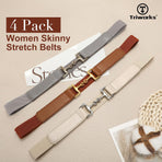 Belts for Women Adjtable Skinny Elastic Belt for Dresses