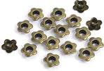 CooBigo Flower Eyelet Grommets, 5mm Metal Eyelets for Fabric Clothing, Shoe Eyelets, Belt, Bags, Bookmarks