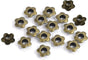 CooBigo Flower Eyelet Grommets, 5mm Metal Eyelets for Fabric Clothing, Shoe Eyelets, Belt, Bags, Bookmarks
