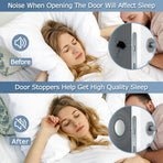Door Stoppers Wall Protector Buffer Guard Doorknob Door Handle Bumper Self Adhesive Silencer Soft Rubber Crash Pad for Home Office