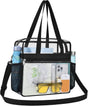 Clear Bag for Stadium Events,Transparent Bag for Work Sports Games Concerts Travel Gym
