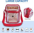 Clear Purse for Stadium Events Clear Messenger Bag for Men and Women
