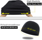 Cotton Stocking Wave Cap for Men, Wave Caps for 360 540 720 Waves, Good Compression Over Durag Sleeping Skull Hat