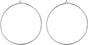 925 Sterling Silver Hoop Ear Wires Hoop Earrings Wires Earwires for Jewelry Making Earrings Making DIY (2pcs, 30mm)