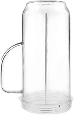 QT Tall 22oz Replacement Part Cup Mug with handle compatible with 250w Magic Bullet On-The-Go Mug