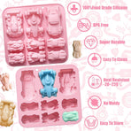 Race Car Silicone Mold,Silicone Car Chocolate Mold,9 Cavity 3D Sports Car DIY Silicone Baking Tool for Cake Decorations, Jello, Candy, Gummy,Fondant