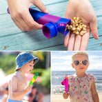 6 Pack Silicone Popsicles Molds, Multicolor Baby Popsicle Ice Pop Molds, Reusable DIY Frozen Popsicles Maker for Kids with Lid