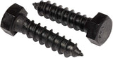 Stainless Steel Black Lag Bolts 3/8