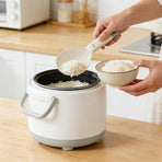 2PCS Plastic Rice Spoon, Non Stick Standing Rice Paddle, Heat Resistant Scooper for Kitchen, Cooker, Home, Restaurant