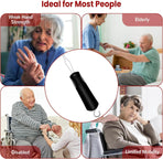Button Hook with Zipper Pull, Button Assist Tool, Button Hook for Seniors, Disabled, Limited Hand Mobility, One Handed Button Helper Tool, Gifts for People with Disabilities, Easy to Use