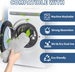Steam Mop Pads Compatible with ScrubWiz & LABIGO Steam Mop Cleaner - Washable and Reusable Microfiber Replacement Mop Pads for Cleaning Floors and Carpets, 4 Pack