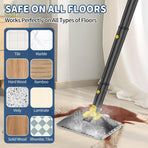 Steam Mop Pads Compatible with ScrubWiz & LABIGO Steam Mop Cleaner - Washable and Reusable Microfiber Replacement Mop Pads for Cleaning Floors and Carpets, 4 Pack
