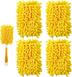 4+4 Reusable Duster Refill Compatible with Swiffer Hand Duster - 360 Heavy Duty Dusters Refills - Microfiber Ceiling Fan Duster for Swiffer Dusters Extended Handle(Handle is Not Included)