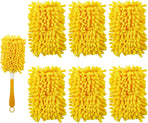 6+4 Reusable Duster Refill Compatible with Swiffer Hand Duster - 360 Heavy Duty Dusters Refills - Microfiber Ceiling Fan Duster for Swiffer Dusters Extended Handle(Handle is Not Included)