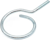Xadnitu 100 Pieces 2" Diameter Threaded Bridle Rings, Heavy Duty Cable Support, Metal Ring Hangers for Low Voltage Wire Management
