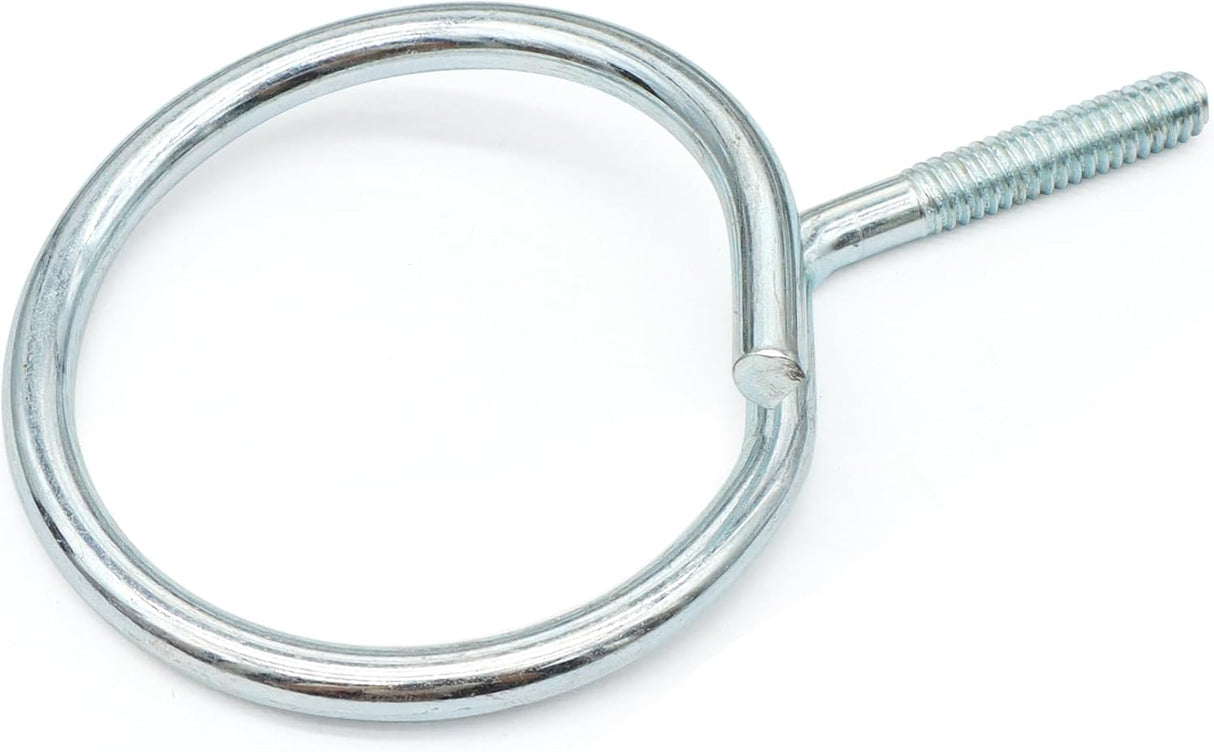 Xadnitu 100 Pieces 2" Diameter Threaded Bridle Rings, Heavy Duty Cable Support, Metal Ring Hangers for Low Voltage Wire Management
